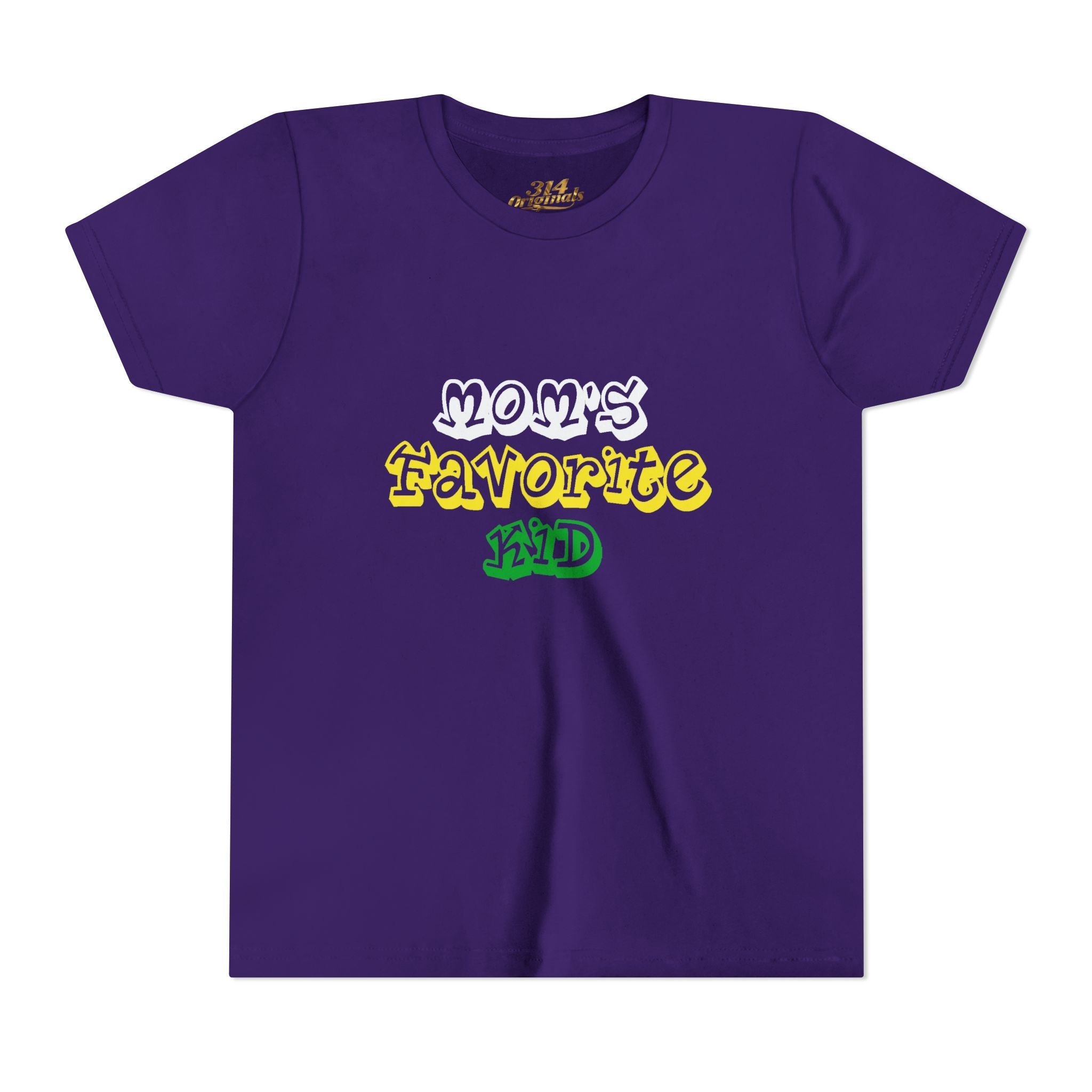 Boys "Favorite Kid" Retro Yellow & Green Graphic T-Shirt - 314 Originals