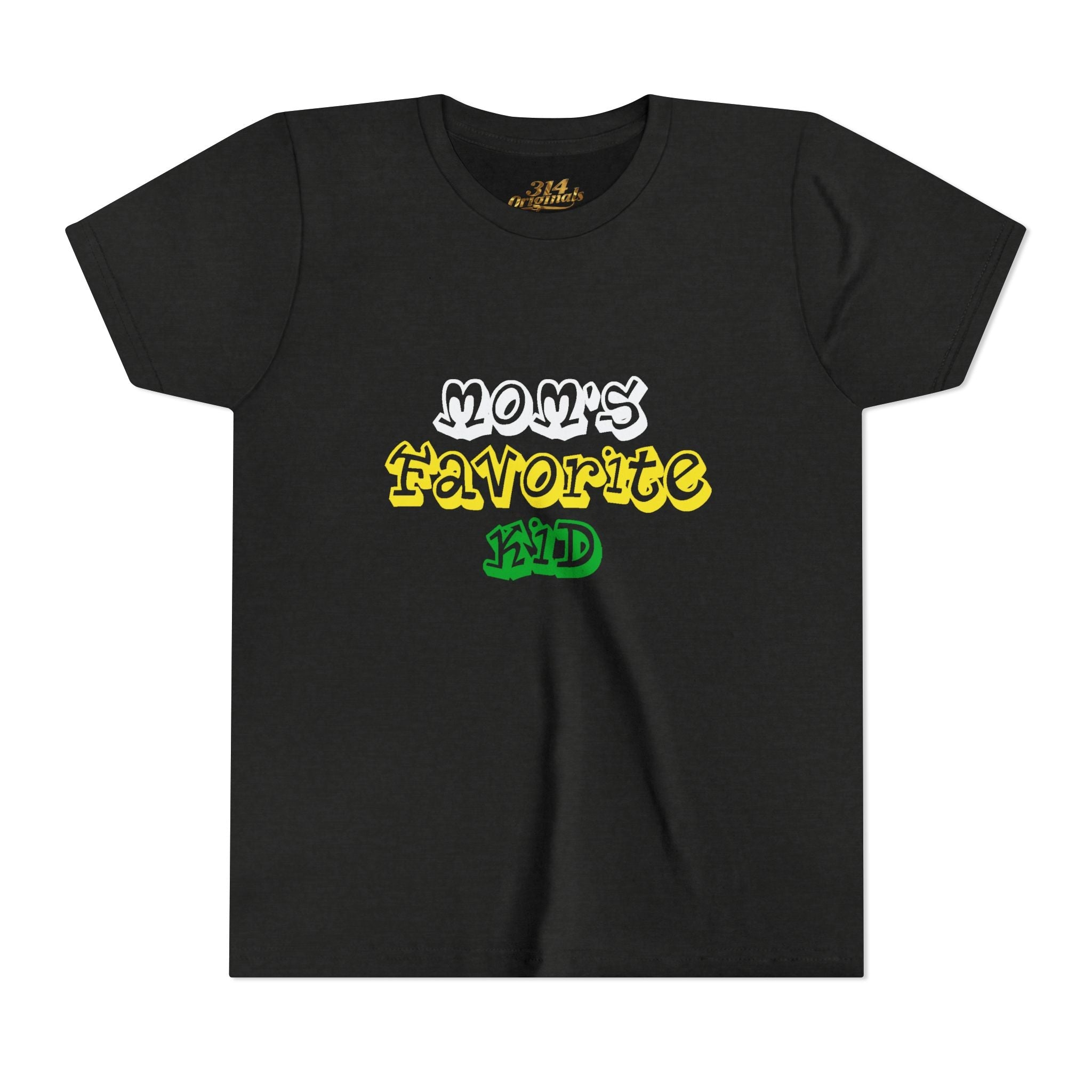 Boys "Favorite Kid" Retro Yellow & Green Graphic T-Shirt - 314 Originals