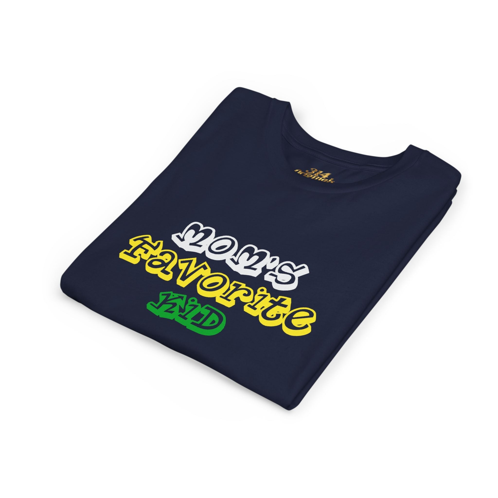 Boys "Favorite Kid" Retro Yellow & Green Graphic T-Shirt - 314 Originals