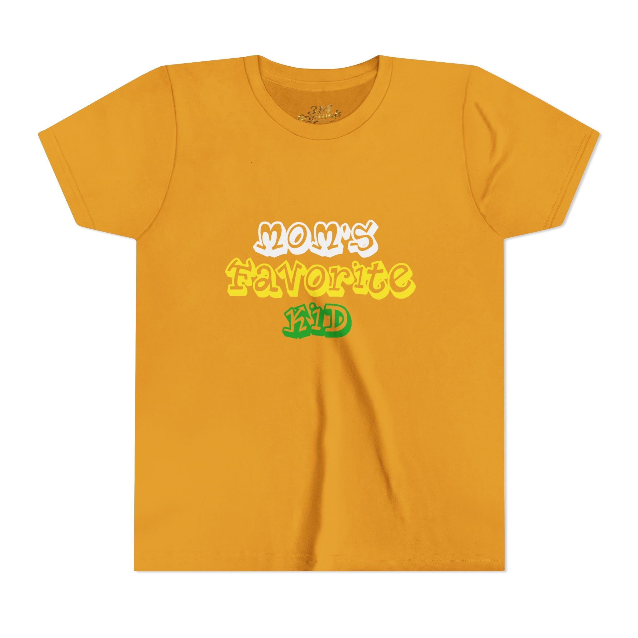 Boys "Favorite Kid" Retro Yellow & Green Graphic T-Shirt - 314 Originals