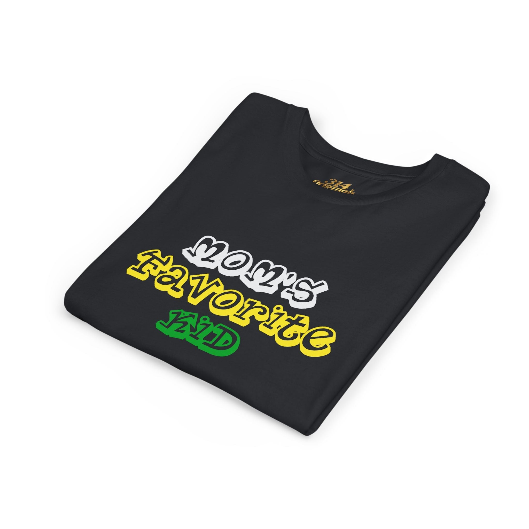 Boys "Favorite Kid" Retro Yellow & Green Graphic T-Shirt - 314 Originals
