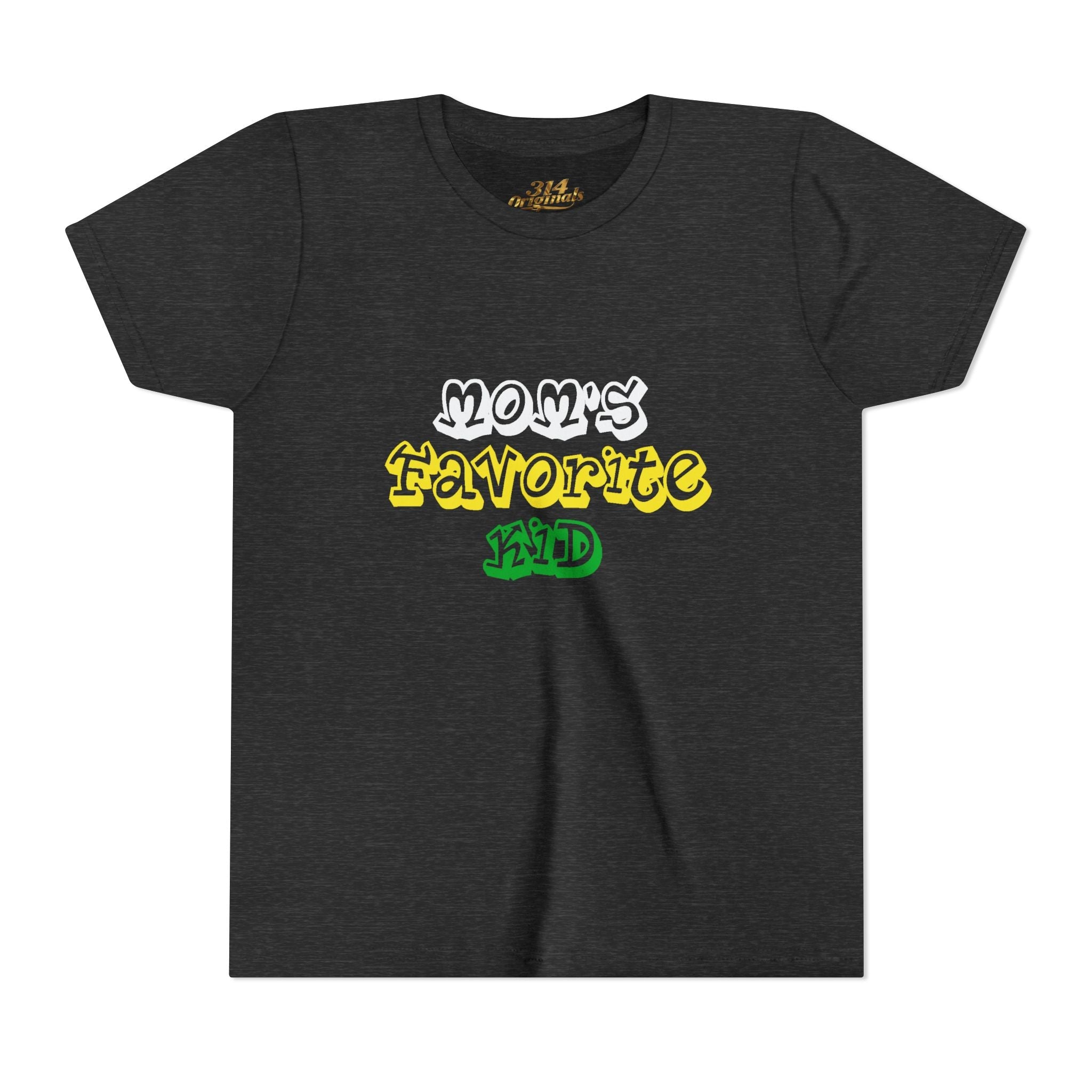 Boys "Favorite Kid" Retro Yellow & Green Graphic T-Shirt - 314 Originals