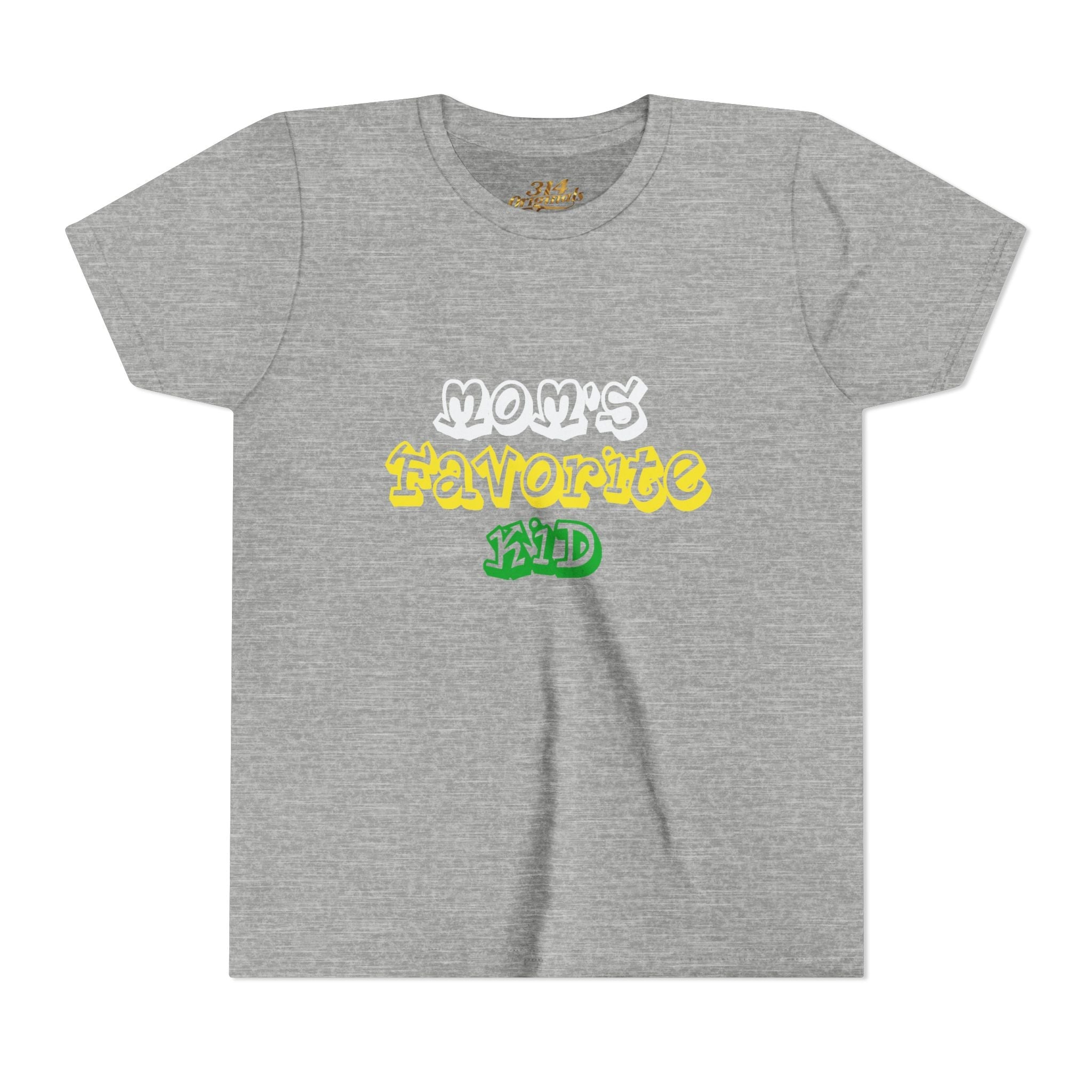 Boys "Favorite Kid" Retro Yellow & Green Graphic T-Shirt - 314 Originals