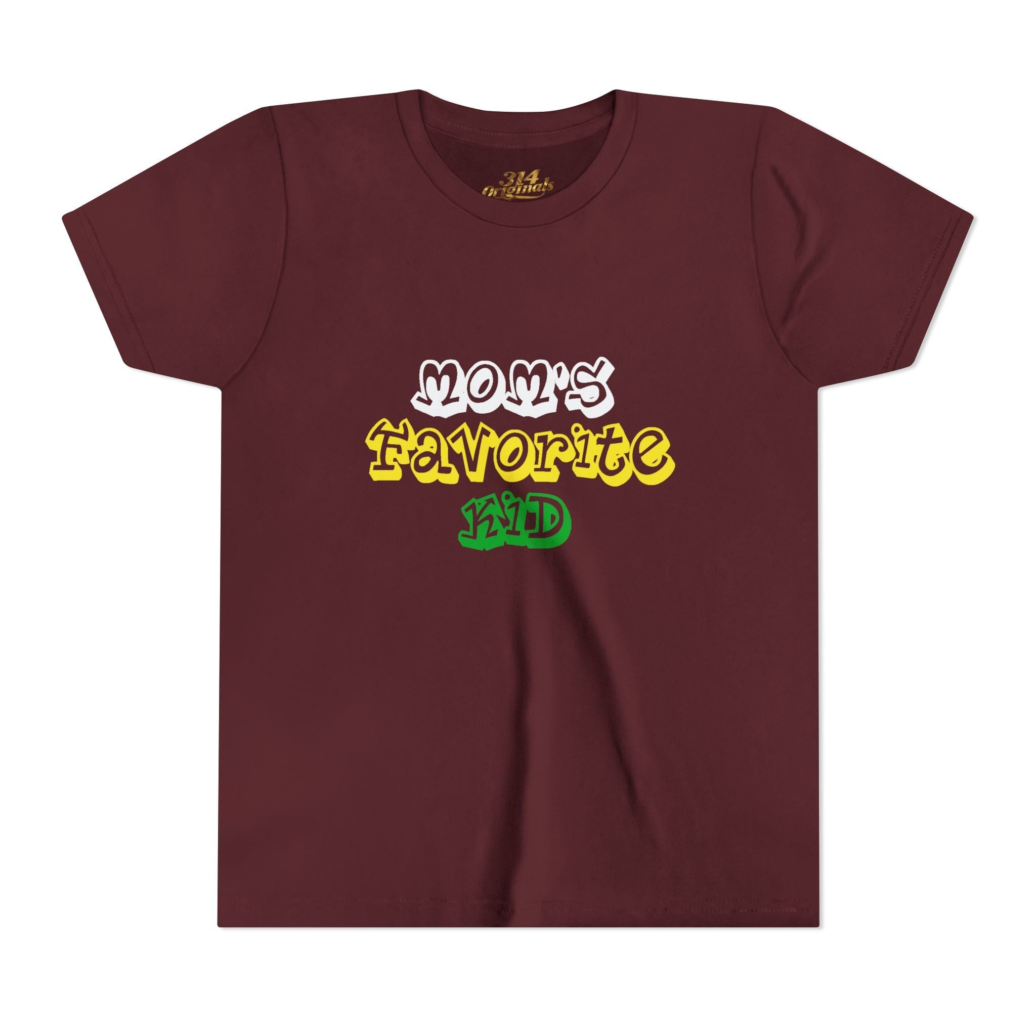 Boys "Favorite Kid" Retro Yellow & Green Graphic T-Shirt - 314 Originals