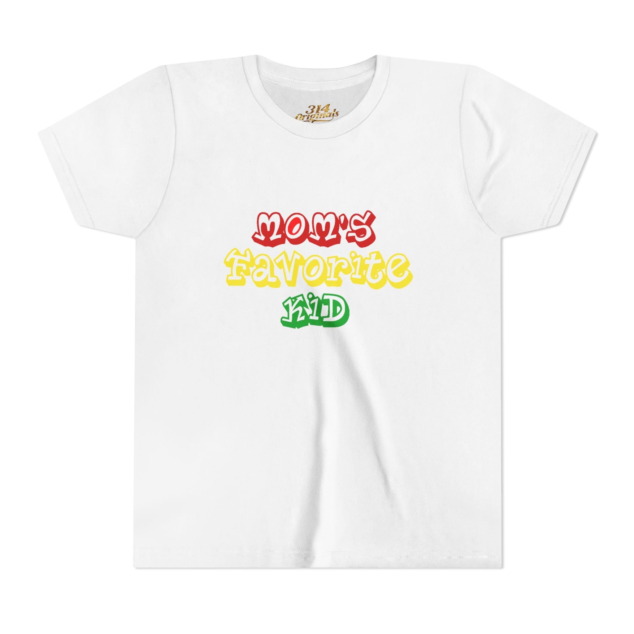 Boys "Favorite Kid" Retro Yellow & Green Graphic T-Shirt - 314 Originals