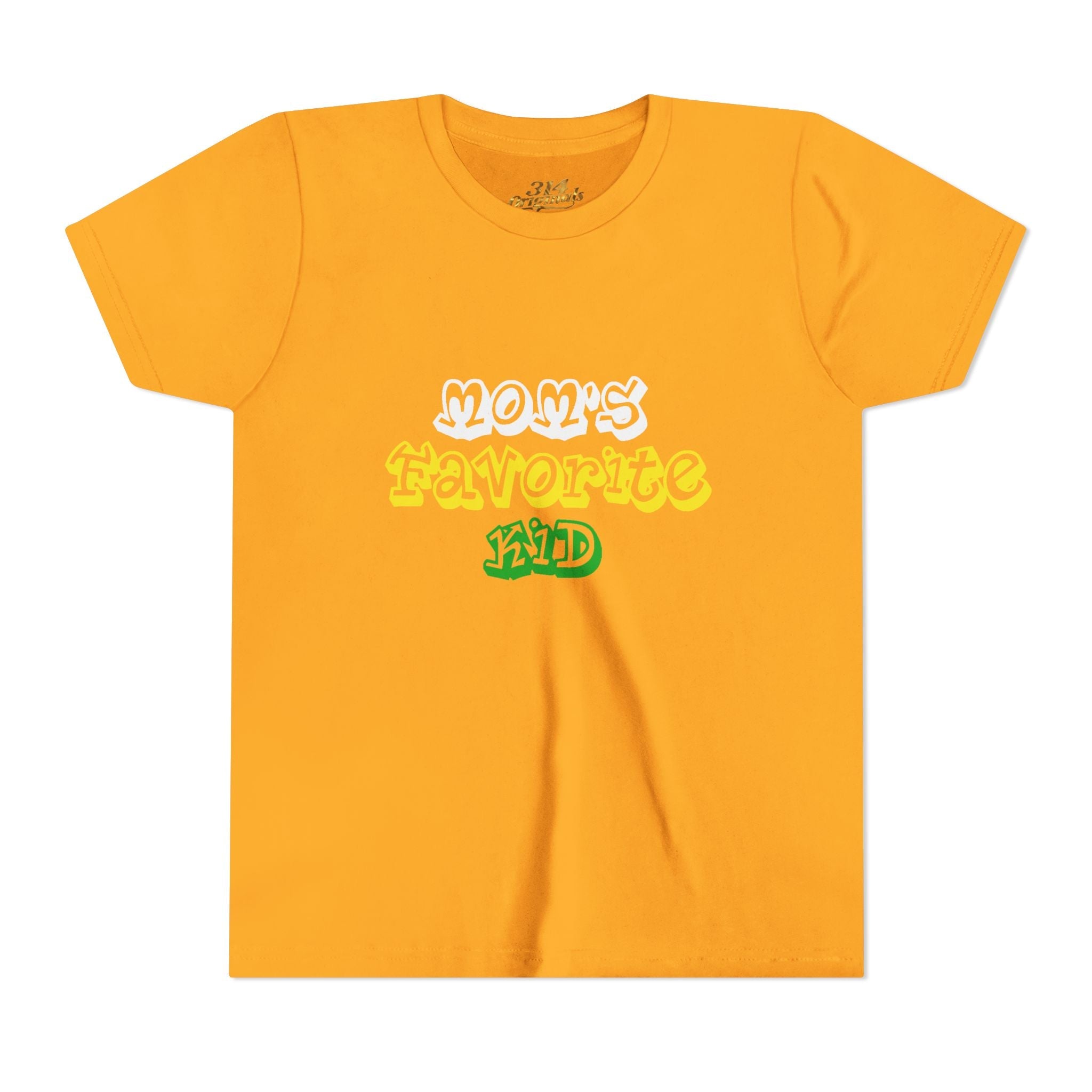 Boys "Favorite Kid" Retro Yellow & Green Graphic T-Shirt - 314 Originals