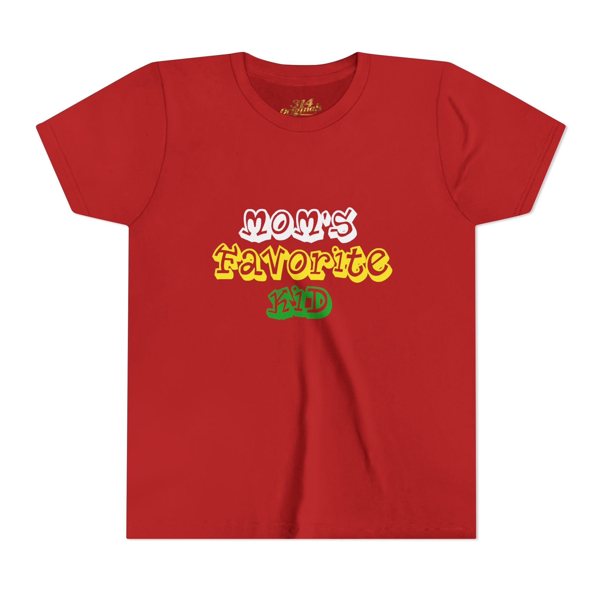 Boys "Favorite Kid" Retro Yellow & Green Graphic T-Shirt - 314 Originals