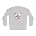 Breast Cancer Awareness Ribbon Butterfly Long Sleeve Tee - 314 Originals
