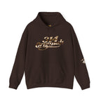 Brown Camo '314' Script Hoodie — City Pride Casual Pullover - 314 Originals