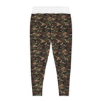 Camo Plus Size Leggings — Subtle Side Script Graphic, Comfortable Everyday Activewear - 314 Originals