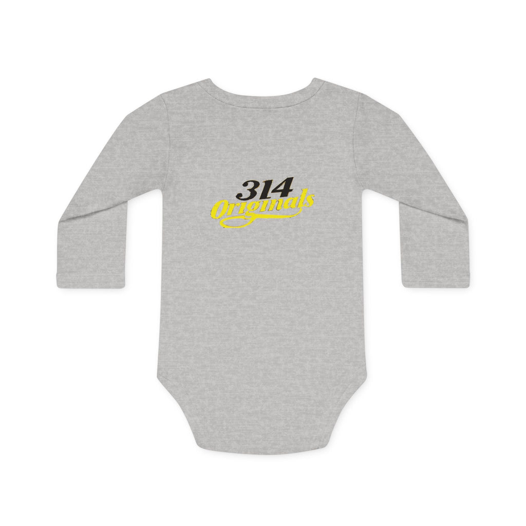 Caution: Cuteness Overload Baby Bodysuit – 314 Originals Long-Sleeve Organic Onesie - 314 Originals