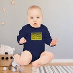 Caution: Cuteness Overload Baby Bodysuit – 314 Originals Long-Sleeve Organic Onesie - 314 Originals