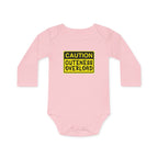 Caution: Cuteness Overload Baby Bodysuit – 314 Originals Long-Sleeve Organic Onesie - 314 Originals