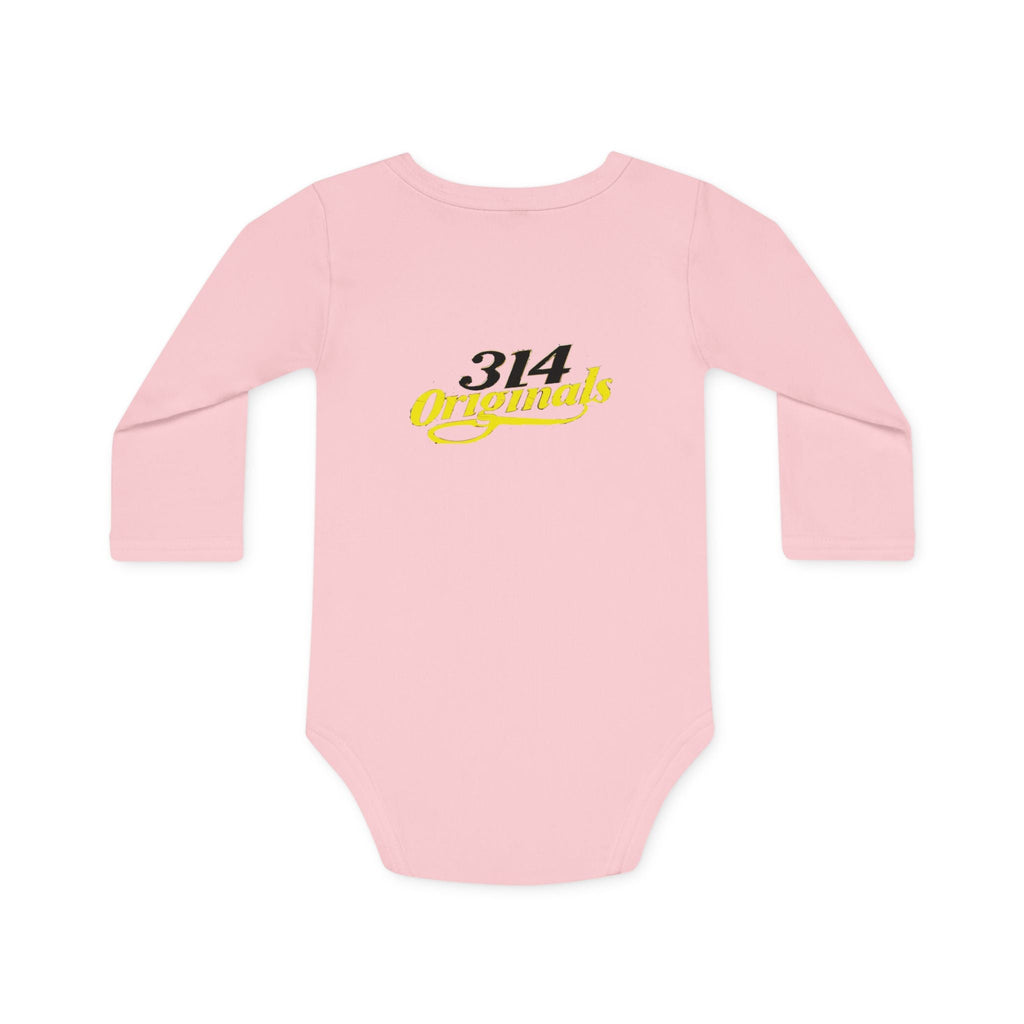 Caution: Cuteness Overload Baby Bodysuit – 314 Originals Long-Sleeve Organic Onesie - 314 Originals