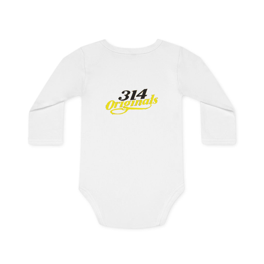 Caution: Cuteness Overload Baby Bodysuit – 314 Originals Long-Sleeve Organic Onesie - 314 Originals
