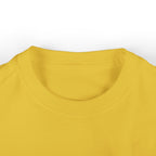 "Caution: Cuteness Overload" — Baby T‑Shirt (Yellow Warning Sign) - 314 Originals