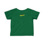 "Caution: Cuteness Overload" — Baby T‑Shirt (Yellow Warning Sign) - 314 Originals