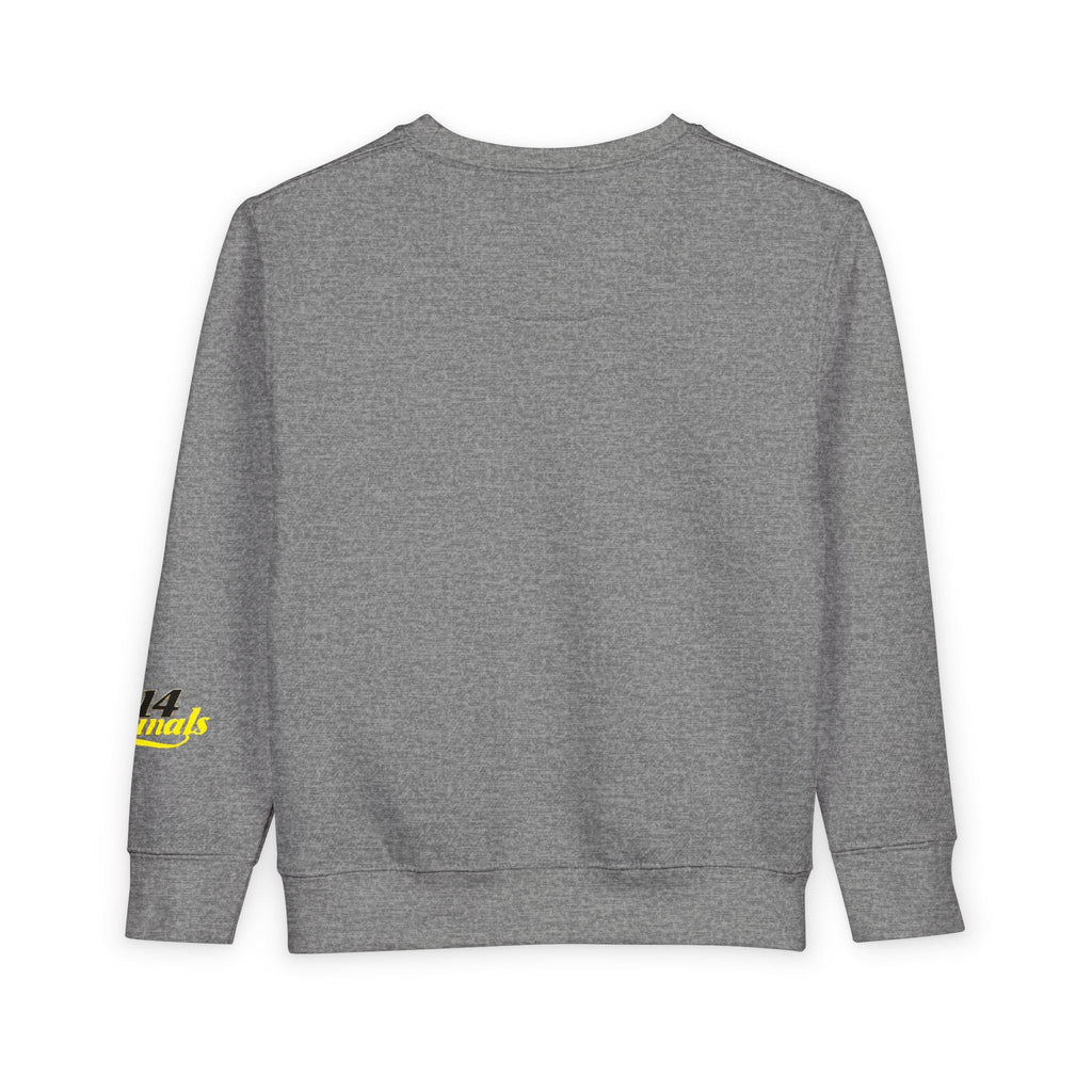 "Caution: Cuteness Overload" Kids Crewneck Toddler Sweatshirt - 314 Originals