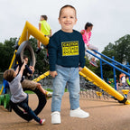 "Caution: Cuteness Overload" Kids Crewneck Toddler Sweatshirt - 314 Originals