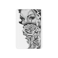 Chicano Clown Rose Temporary Tattoo — Black & Gray Floral Face Art - 314 Originals