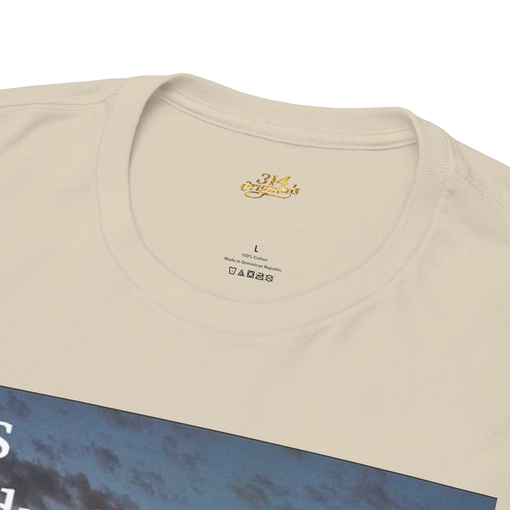 Christian Sunset T‑Shirt – "His Enduring Love Provides" Inspirational Gospel Tee - 314 Originals