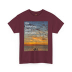 Christian Sunset T‑Shirt – "His Enduring Love Provides" Inspirational Gospel Tee - 314 Originals