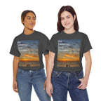 Christian Sunset T‑Shirt – "His Enduring Love Provides" Inspirational Gospel Tee - 314 Originals