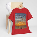 Christian Sunset T‑Shirt – "His Enduring Love Provides" Inspirational Gospel Tee - 314 Originals