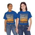Christian Sunset T‑Shirt – "His Enduring Love Provides" Inspirational Gospel Tee - 314 Originals