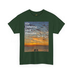 Christian Sunset T‑Shirt – "His Enduring Love Provides" Inspirational Gospel Tee - 314 Originals