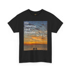 Christian Sunset T‑Shirt – "His Enduring Love Provides" Inspirational Gospel Tee - 314 Originals
