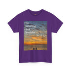 Christian Sunset T‑Shirt – "His Enduring Love Provides" Inspirational Gospel Tee - 314 Originals