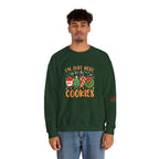 Christmas Cookie Sweatshirt - "I'm Just Here for the Cookies" Holiday Crewneck - 314 Originals