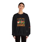 Christmas Cookie Sweatshirt - "I'm Just Here for the Cookies" Holiday Crewneck - 314 Originals