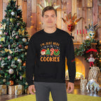 Christmas Cookie Sweatshirt - "I'm Just Here for the Cookies" Holiday Crewneck - 314 Originals