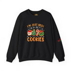 Christmas Cookie Sweatshirt - "I'm Just Here for the Cookies" Holiday Crewneck - 314 Originals