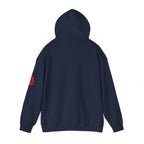 City Skyline Hoodie — Black & White Waterfront Panorama Pullover - 314 Originals