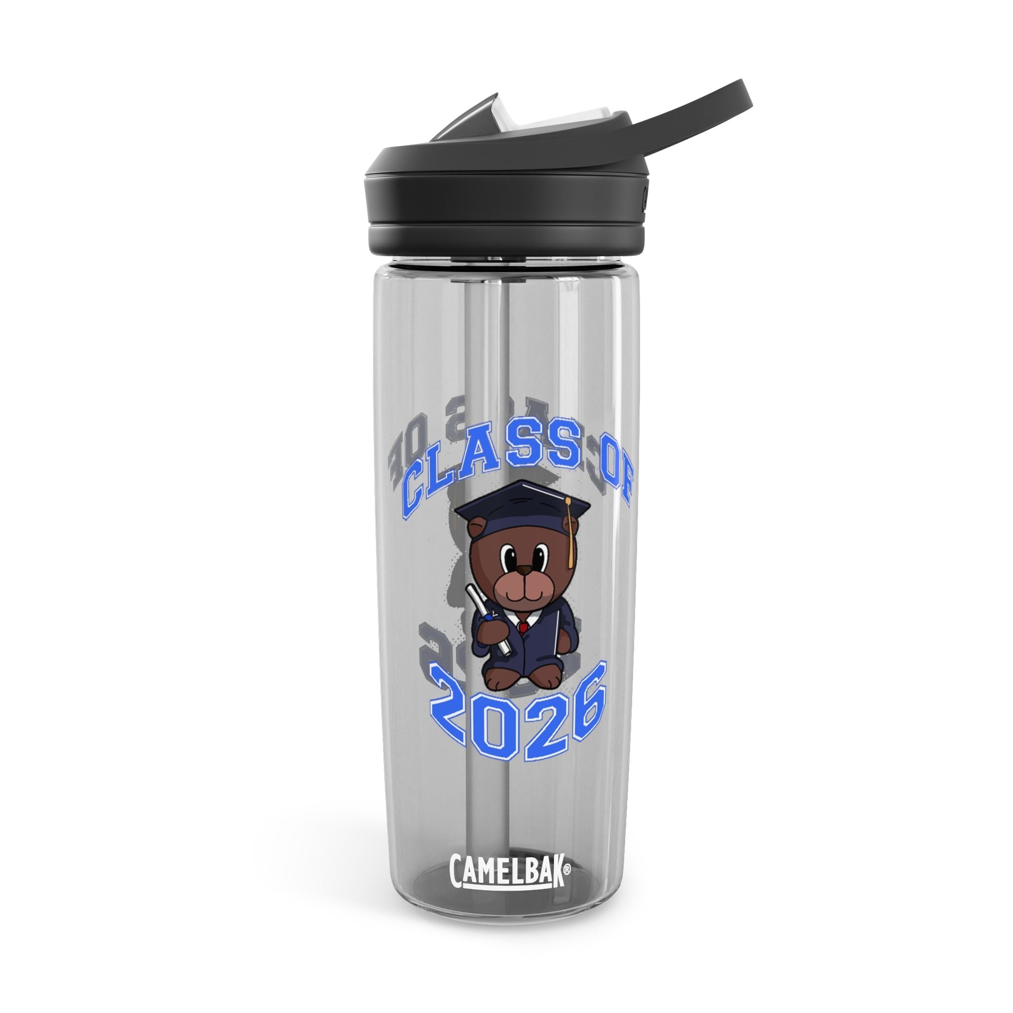Class of 2026 Graduation Bear Design Water Bottle - 314 Originals