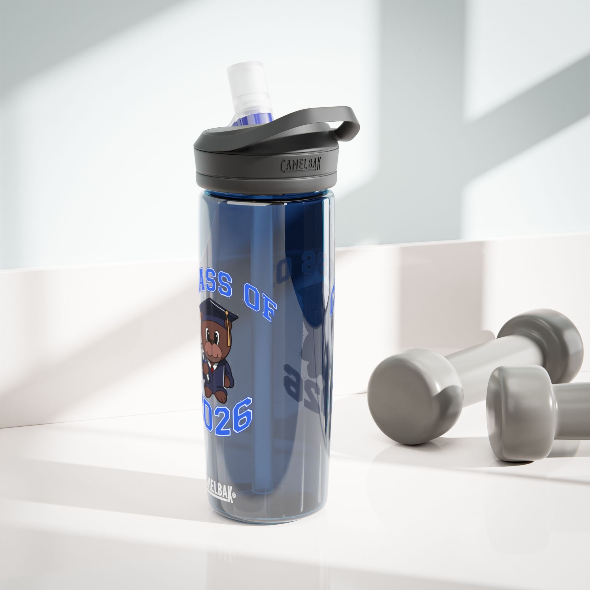 Class of 2026 Graduation Bear Design Water Bottle - 314 Originals