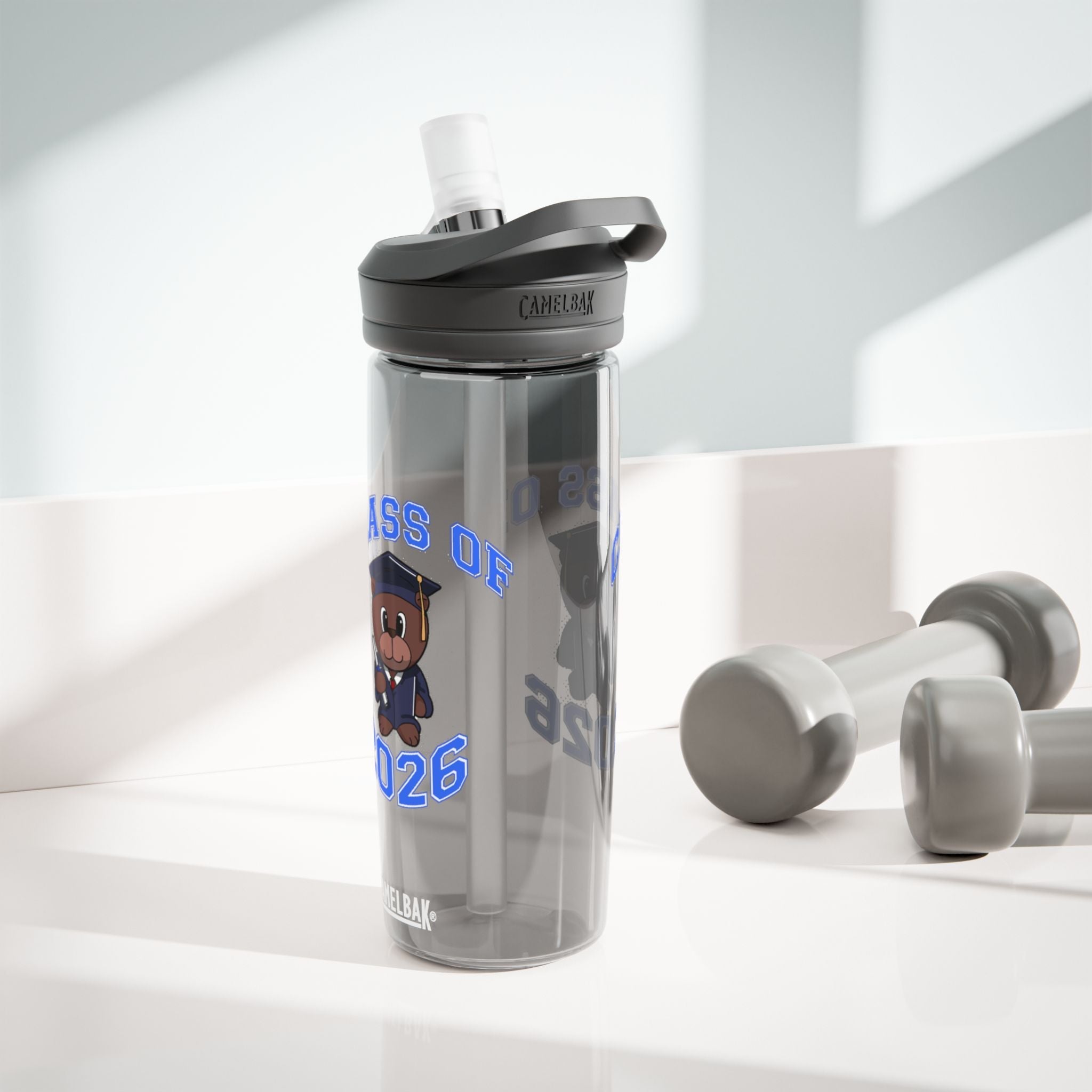 Class of 2026 Graduation Bear Design Water Bottle - 314 Originals