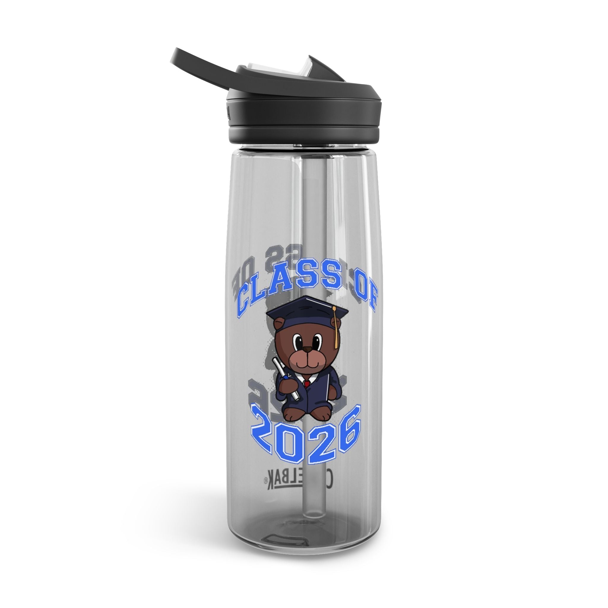 Class of 2026 Graduation Bear Design Water Bottle - 314 Originals