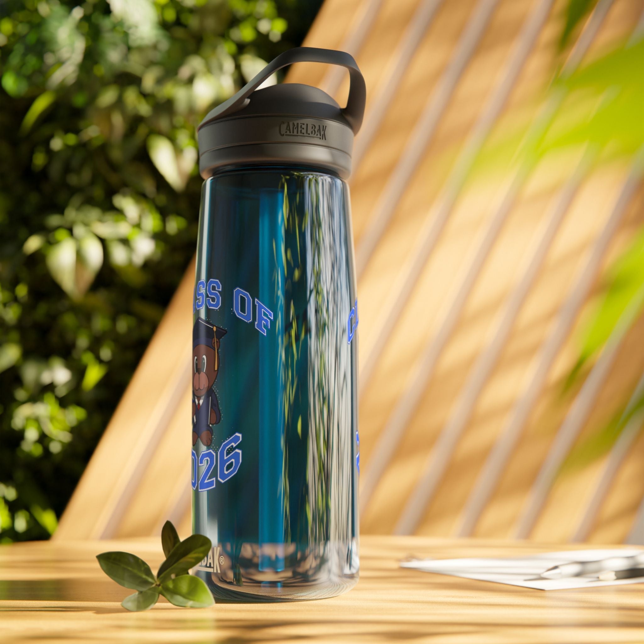Class of 2026 Graduation Bear Design Water Bottle - 314 Originals