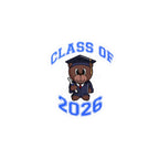 Class of 2026 Graduation Bear Sticker — Kiss-Cut Vinyl Decal for Cars, Laptops & Gifts - 314 Originals