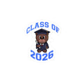 Class of 2026 Graduation Bear Sticker — Kiss-Cut Vinyl Decal for Cars, Laptops & Gifts - 314 Originals