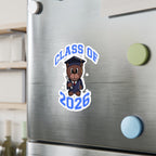 Class of 2026 Graduation Bear Sticker — Kiss-Cut Vinyl Decal for Cars, Laptops & Gifts - 314 Originals