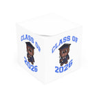 Class of 2026 Graduation Note Cube — Cute Teddy Grad Memo Block - 314 Originals