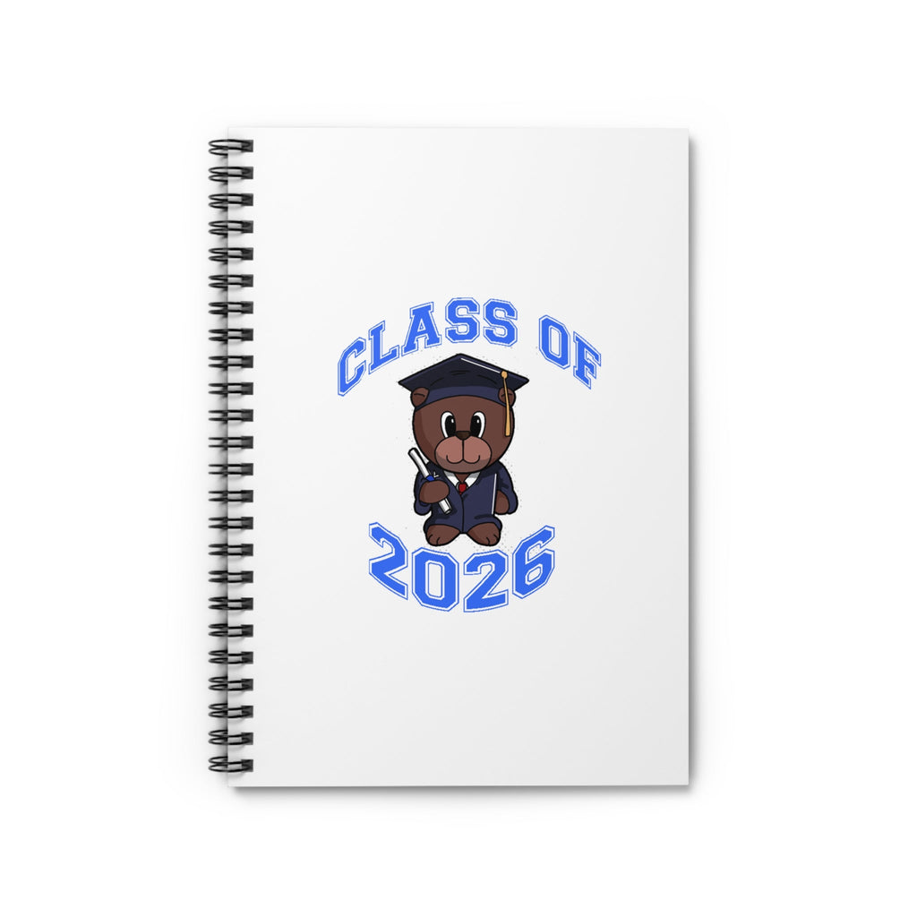 Class of 2026 Graduation Notebook — Cute Bear Grad Spiral Notebook - 314 Originals