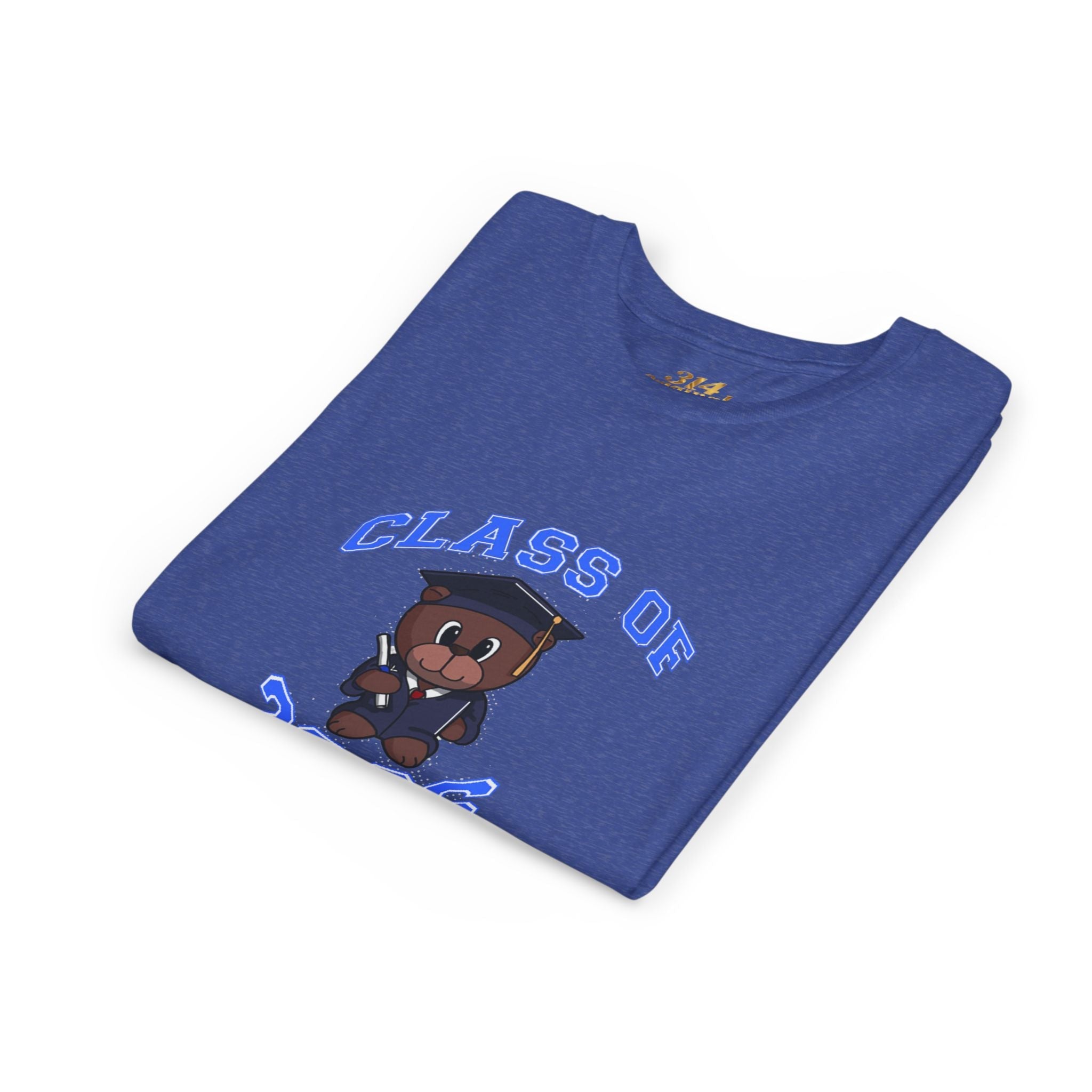 Class of 2026 Kids Graduation T‑Shirt — Cute Graduate Bear Youth Tee - 314 Originals