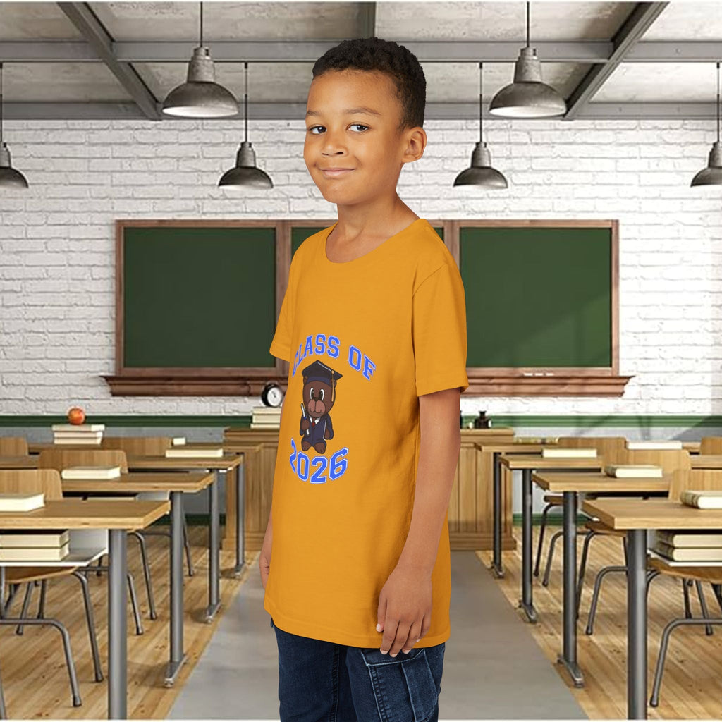 Class of 2026 Kids Graduation T‑Shirt — Cute Graduate Bear Youth Tee - 314 Originals