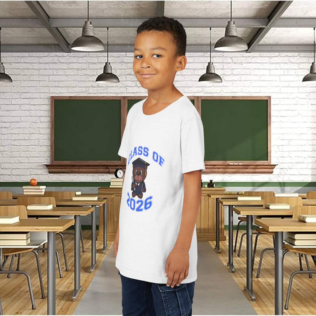 Class of 2026 Kids Graduation T‑Shirt — Cute Graduate Bear Youth Tee - 314 Originals